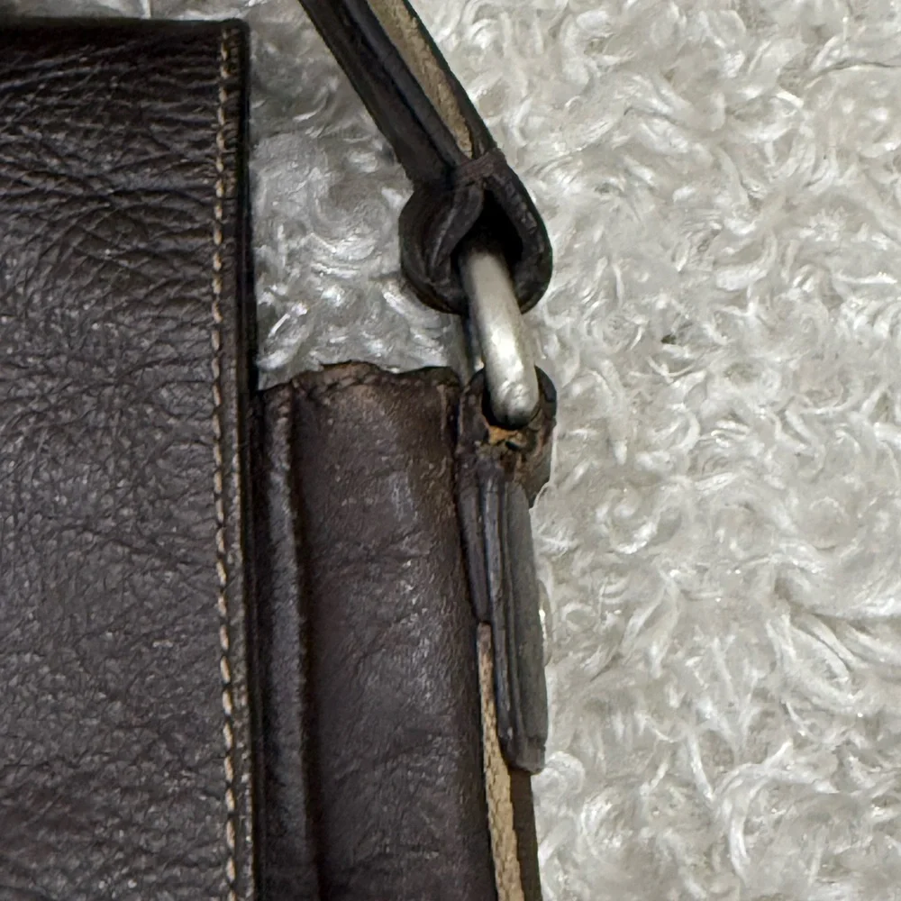 Coach Men's Brown Leather Messenger Bag